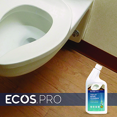 ECOS PRO Toilet Bowl Cleaner, Fresh Cedar Scent, 24 oz Squeeze Bottle, 6/Carton (EOPPL97036CT)