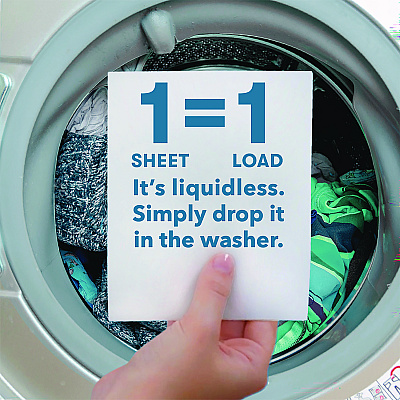 ECOS PRO Liquidless Laundry Detergent Sheets, Free and Clear, 50 Sheets/Pack, 10 Packs/Carton (EOP953710CT)