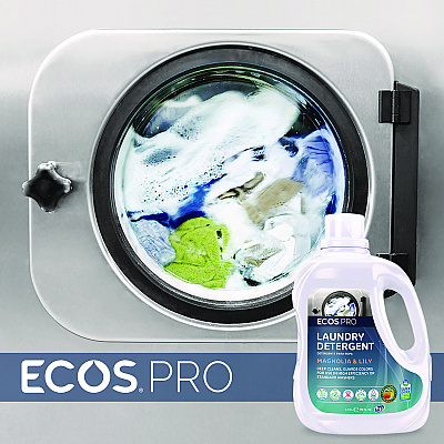 ECOS PRO Laundry Detergent Liquid, Magnolia and Lily Scent, 170 oz Jug, 2/Carton (EOPPL937202CT)