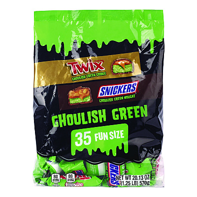 MARS Mixed Chocolate and Gummies Variety, Halloween Bundle, 2 Bags, 155 Pieces (GRR60004105)
