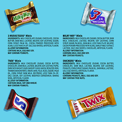 Hershey's Chocolate All Time Favorites, Assorted Chocolates, 3 Bags/Carton (GRR60004131)