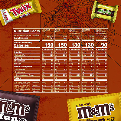 MARS Mixed Chocolate Variety, Halloween Bundle, Chocolate, Two Bags, 155 Pieces (GRR60004106)