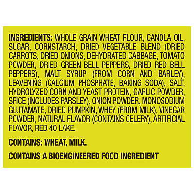 Nabisco Wheat Thins Toasted Veggie Chips, 1.75 oz Bag, 60/Carton (00080)