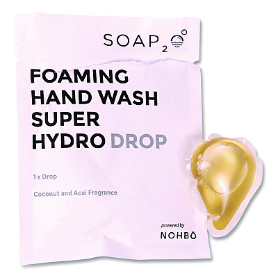 SOAP2O Super HydroDrop, Coconut Acai, Yields 500 mL, 4/Pack (SZOS2OREFILLEA)