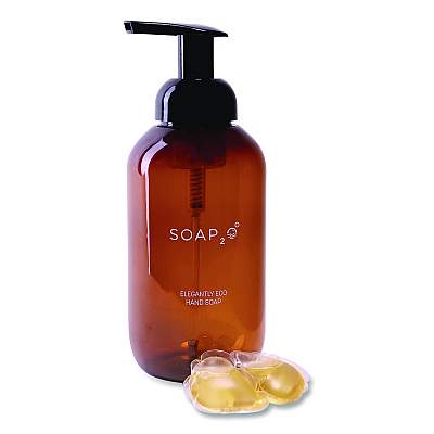 SOAP2O Super HydroDrops and Dispenser Bottle Kit, Coconut Acai, 500 mL (SZOS2OKITEA)