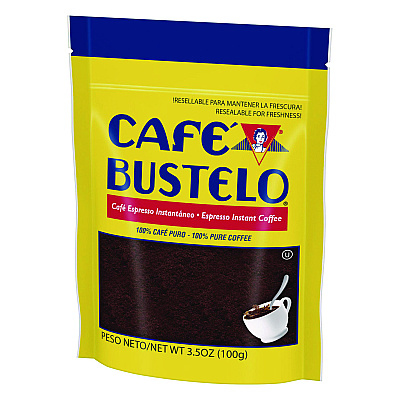 Folgers Cafe Bustelo Instant Coffee, Espresso, 3.5 oz Packet, 24/Carton (FOL11167CT)