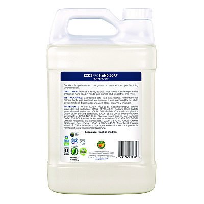 ECOS PRO Liquid Hand Soap, Lavender, 1 gal, 4/Carton (EOPPL966504CT)