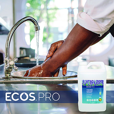ECOS PRO Liquid Hand Soap, Lavender, 1 gal, 4/Carton (EOPPL966504CT)