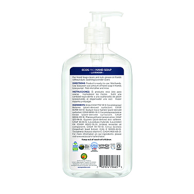 ECOS PRO Liquid Hand Soap, Lavender, 17 oz, 6/Carton (EOPPL96656CT)
