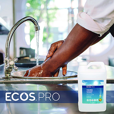 ECOS PRO Liquid Hand Soap, Free and Clear, 1 gal, 4/Carton (EOPPL966304CT)