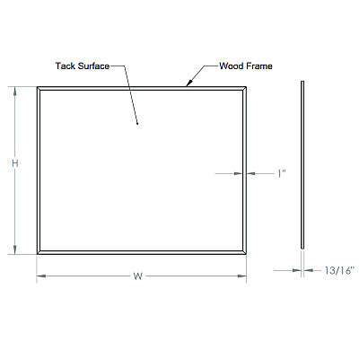 Ghent Natural Cork Bulletin Board with Wood Frame, 87.94" x 48.5", Chocolate Surface, Natural Oak Frame (GHEWKCH47)
