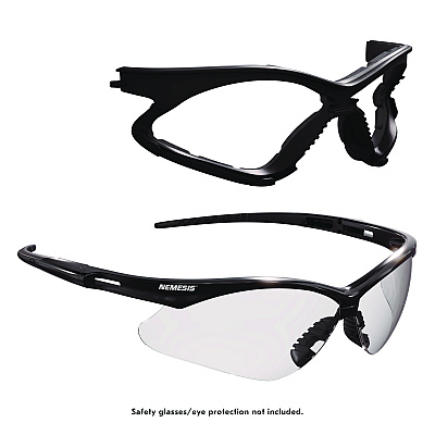 KleenGuard Nemesis Foam Gasket Attachable Eyewear Accessory, Black, 24/Carton (KCC55957)