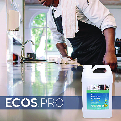 ECOS PRO Orange Plus All-Purpose Cleaner and Degreaser, Citrus Scent, 1 gal Bottle, 4/Carton (EOPPL970604CT)
