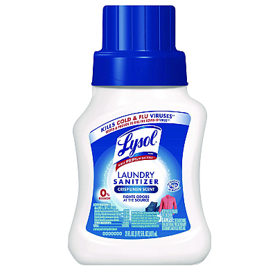 LYSOL Laundry Sanitizer, Crisp Linen Scent, 21 oz Bottle, 6/Carton (RAC56374CT)