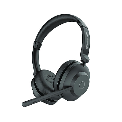 Spracht Blues Combo Binaural Headset, Over The Ear, Black (BC1022)