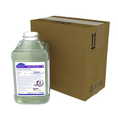 Diversey Oxivir Three 64, Surfectant Scent, 2.5 L Bottle, 2/Carton (DVS101106009)