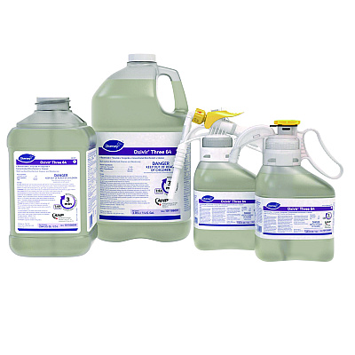Diversey Oxivir Three 64, Surfectant Scent, 2.5 L Bottle, 2/Carton (DVS101106009)