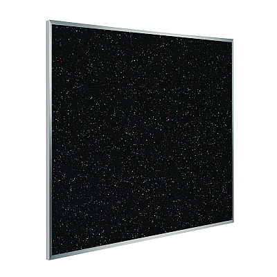 Ghent Recycled Bulletin Board, 87.91 x 48.5, Tan Speckled Surface, Satin Aluminum Frame (GHEATR47TN)