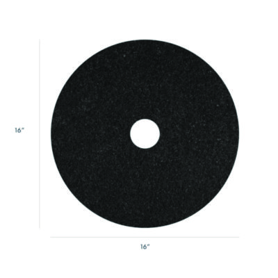 Americo Stripping Pads, 16", Black, 5/Carton (AM7400116)