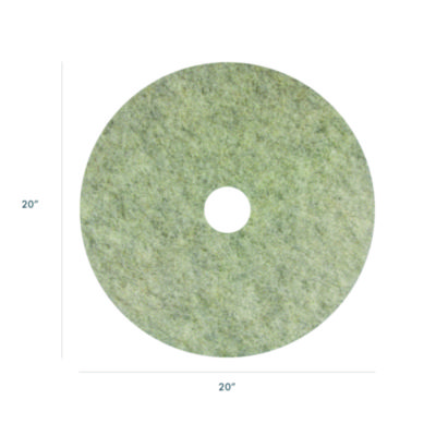 Americo Porko Plus Burnishing Pads, 20" Diameter, Brown, 5/Carton (AM7401820)