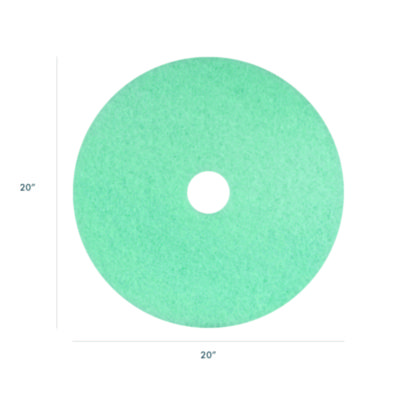 Americo Luster Lite Burnishing Pads, 20" Diameter, Sky Blue, 5/Carton (AM7402120)