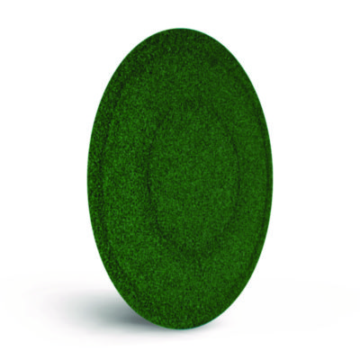 Americo TurfScrub Brush Floor Pad, 20" Diameter, Green, 4/Carton (AM7402920)