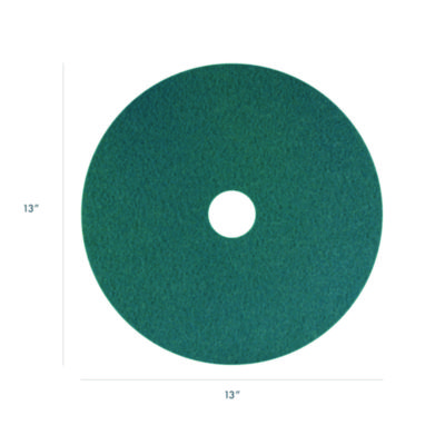 Americo SmartScrub Floor Pad, 13" Diameter, Blue/Yellow, 5/Carton (AM7403013)
