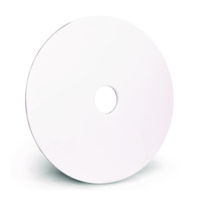 Americo XTRACT Melamine Floor Pad, 20" Diameter, White/Brown, 5/Carton (AM7404020)