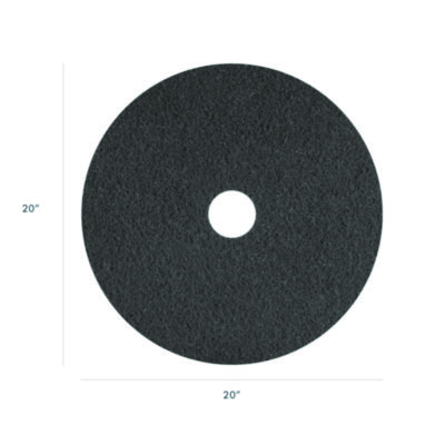 Americo Titan Stripping Pad, 20" Diameter, Gray, 5/Carton (AM7430320)