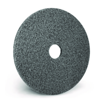 Americo Black Diamond 800 Deep Cleaning Pad, 20" Diameter, 800 Grit, Black/Gray, 2/Carton (AM7442220)