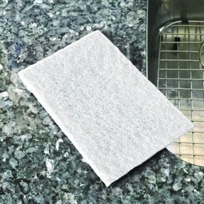 Americo 92-98 Light Duty Hand Pad, 6 x 9, White, 20/Carton (AM7510111)