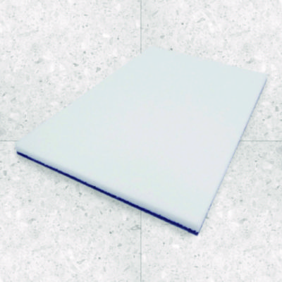 Americo XTRACT Melamine Floor Pad, 14 x 20, White/Brown, 5/Carton (AM740401420)