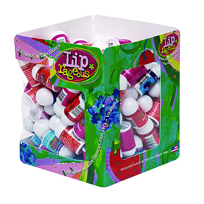Oralabs Lip Balm with Aloe Vera and Vitamin E, Assorted, 0.1 oz Tube, 100/Box (LIA940FB)