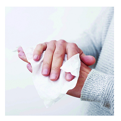 Sani Professional PDI Sani-Hands Instant Hand Sanitizing Wipes, 7.5 x 6, Unscented, White, 220/Canister, 6 Canisters/Carton (PDINPKP15984)