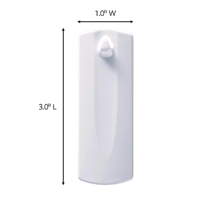 Command Sawtooth Picture Hanger, One Hanger, Two Strips, White, Supports 4 lbs (MMM70005151330)