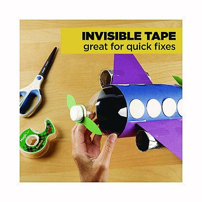 Scotch Magic Tape in Handheld Dispenser, 1" Core, 0.75" x 50 ft, Clear, 2/Pack (MMM70005148088)
