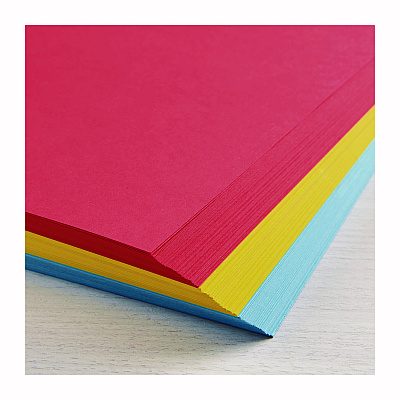 Astrobrights Color Cardstock -"Primary" Assortment, 65 lb Cover Weight, 8.5 x 11, Assorted Primary Colors, 150/Pack (WAU91048)