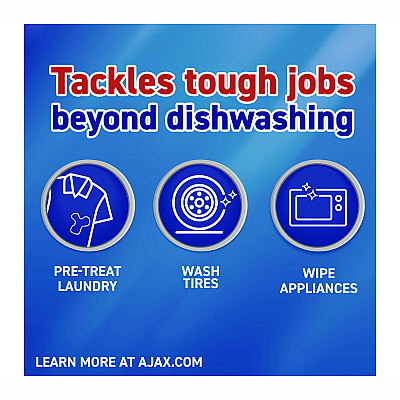 Ajax Dish Detergent, Fabuloso Lavender Scent, 28 oz Bottle (CPC61037540)