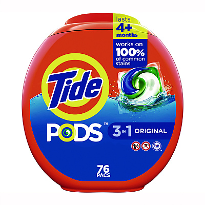 PODS Laundry Detergent, Tide Original, 76 Pods (PGC09165)