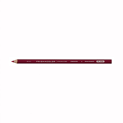 Prismacolor Premier Colored Pencil, Crimson Red Lead, Crimson Red Barrel, 12/Pack (SAN3353)