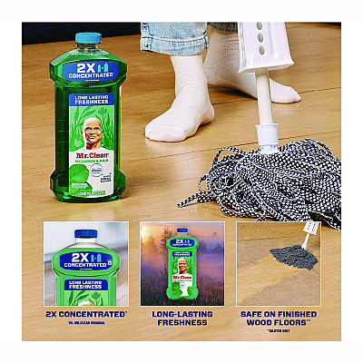 Mr. Clean Multipurpose Cleaning Solution, Gain Original Fresh Scent, 64 oz Bottle (PGC10724)