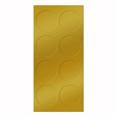 Great Papers Seals, 1.75" Diameter, Gold Foil, 50/Pack (GRP901200)