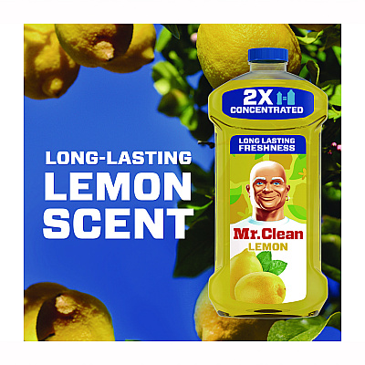 Mr. Clean Multipurpose Cleaning Solution, Lemon Scent, 64 oz Bottle (PGC11290)