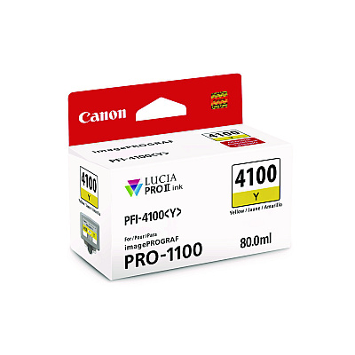 Canon 6780C002AA (PFI-4100) High-Yield Ink, Yellow
