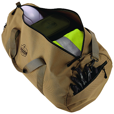 ergodyne Arsenal 5020P Gear Duffel Bag, 12 x 23 x 12, Khaki (13335)