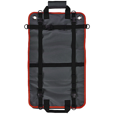 ergodyne Arsenal 5874 Roll Up Tool Bag with Zipper Pockets, 5 Zippered Pockets, 7 Tool Slots, 1 x 27 x 16, Polyester, Gray (13777)