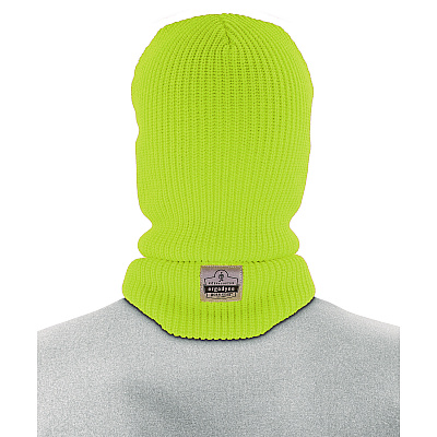 ergodyne N-Ferno 6829 Freezer Balaclava Face Mask, Acrylic, One Size Fits Most, Lime (16966)