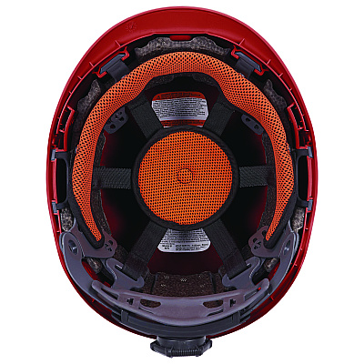 ergodyne Skullerz 8976 Class E Safety Helmet, 6-Point Ratchet Suspension, Red (60263)