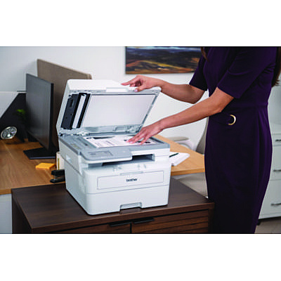 Brother Workhorse MFC-L2980DW Compact Monochrome Laser AIO Printer, Copy, Fax, Print, Scan