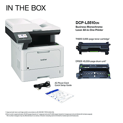 Brother DCP-L5510DN Business Laser AIO Printer, Copy, Print, Scan